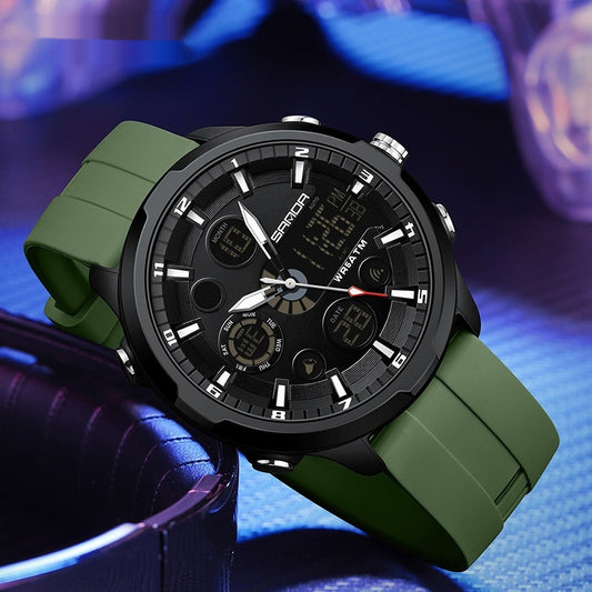 SANDA Tactical Sports Watch – Bold, Durable, and Stylish - URBAN METRO