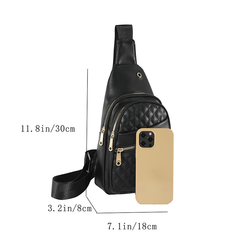Storage Bag & Travel Bag Small Sling Bag Crossbody Chest Shoulder Water Resistant Sling Purse One Strap Travel Bag For Men Women Boys With Earphone Hole - URBAN METRO