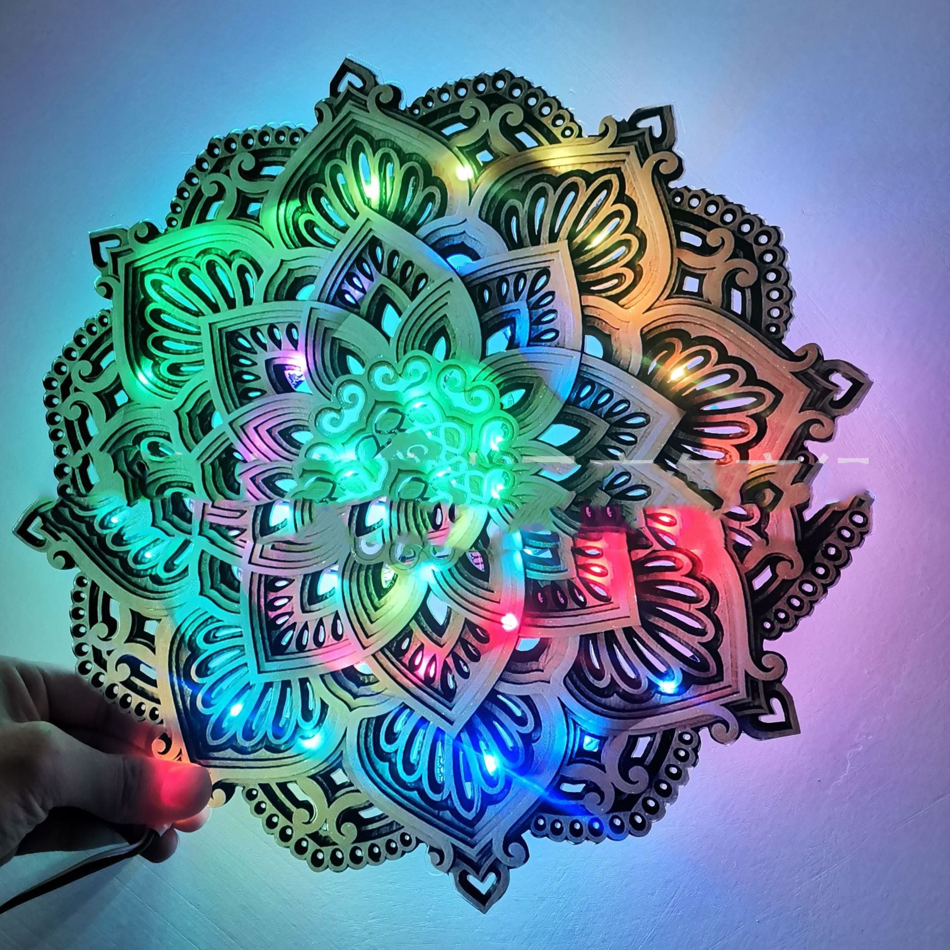 Mandala Yoga Room Atmosphere Night Light - URBAN METRO