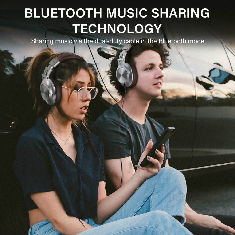Fusion Bluetooth Wireless Headphones – Stereo Sound & Long Battery Life - URBAN METRO