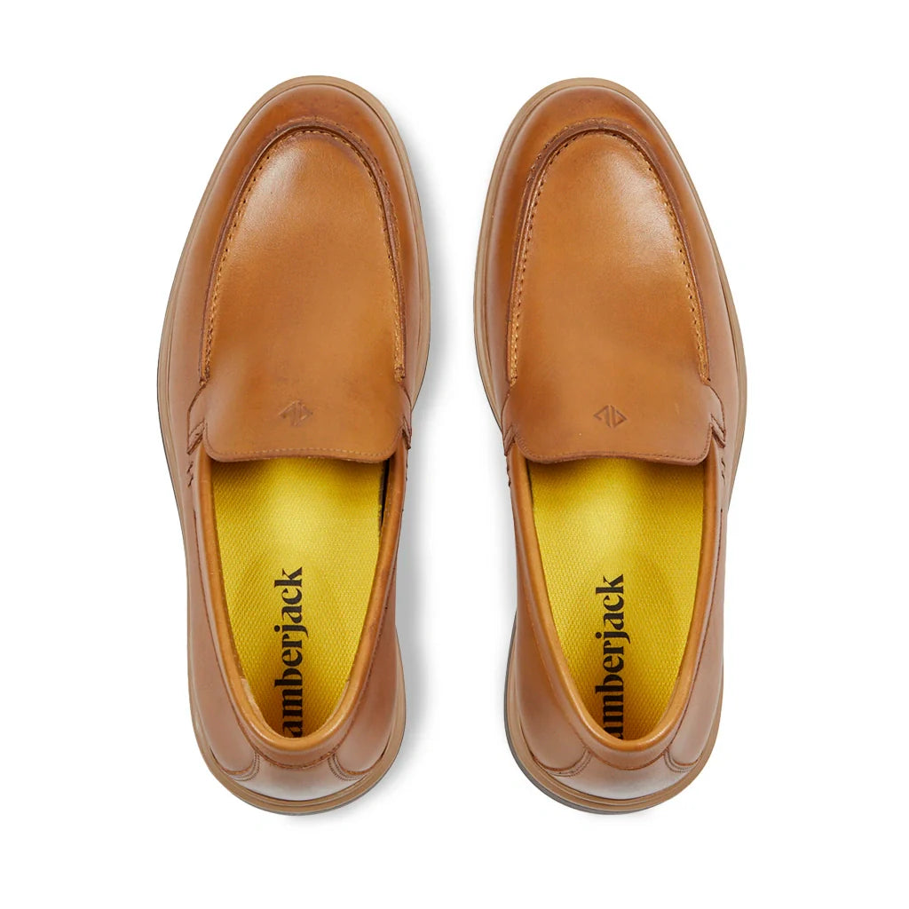 Tan Leather Loafers for Men – Premium Slip-On Formal & Casual Shoe - URBAN METRO