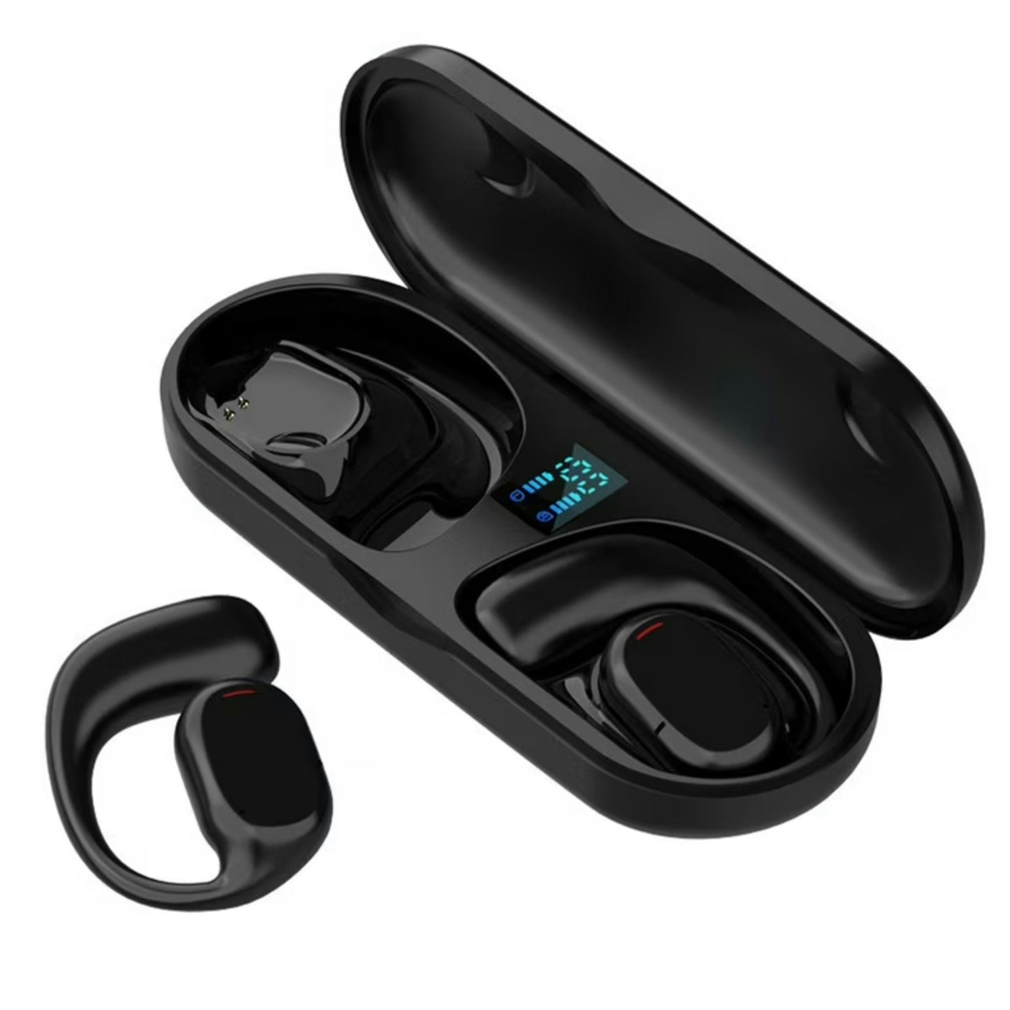 Open-Ear Bone Conduction Wireless Headphones – Earbuds with Ear Hook and Non-Noise Cancelling Design - URBAN METRO