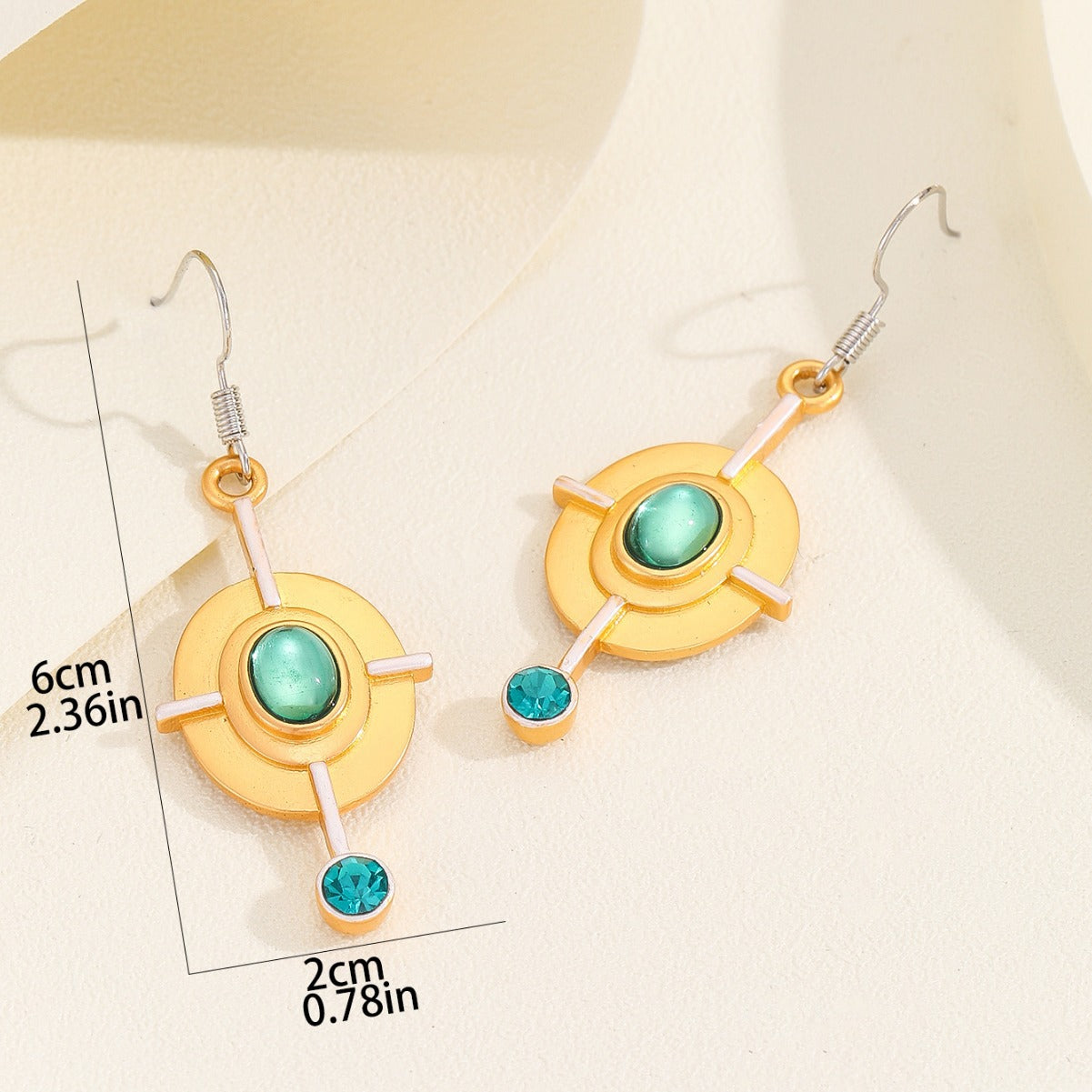 Retro Oval Earrings For Women - URBAN METRO