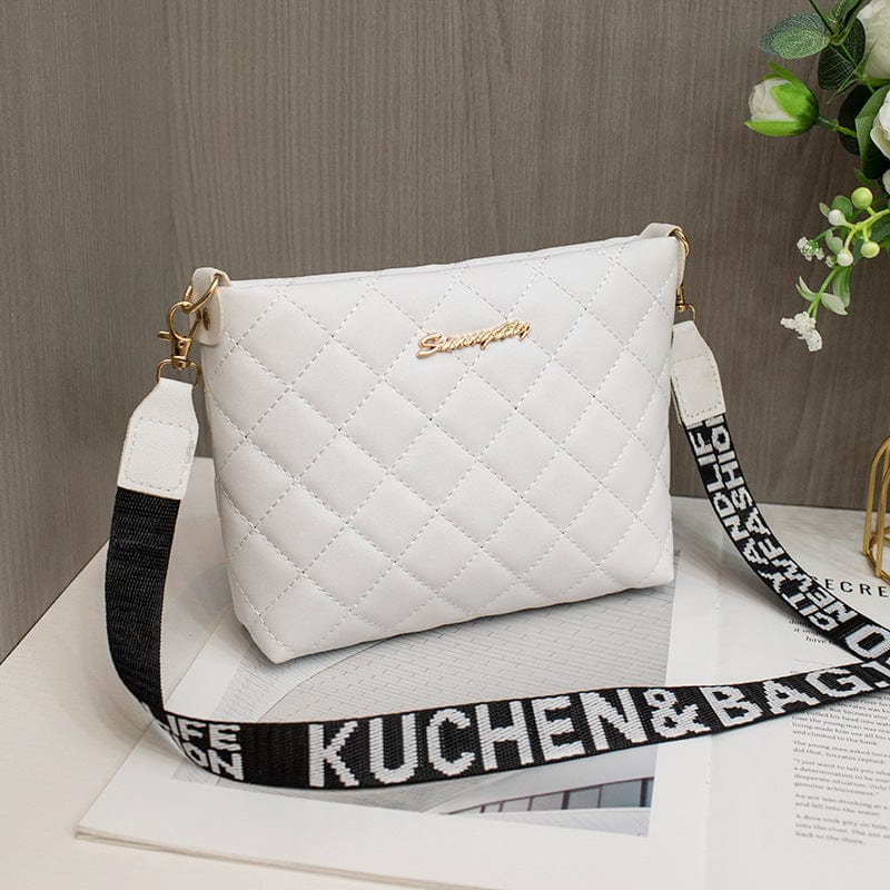 Small Messenger Bag For Women Trend Lingge Embroidery Female Shoulder Bags Fashion Chain Ladies Crossbody Purse - URBAN METRO
