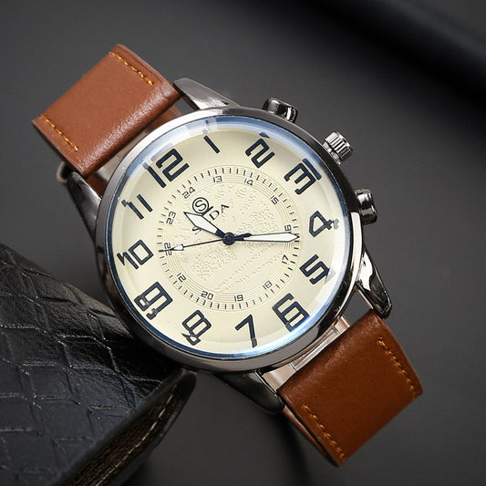 Belt Men's Digital Dial Quartz Watch - URBAN METRO