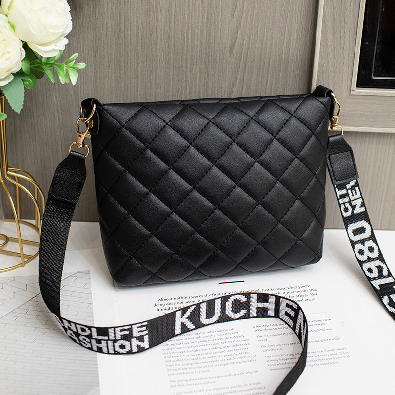 Small Messenger Bag For Women Trend Lingge Embroidery Female Shoulder Bags Fashion Chain Ladies Crossbody Purse - URBAN METRO