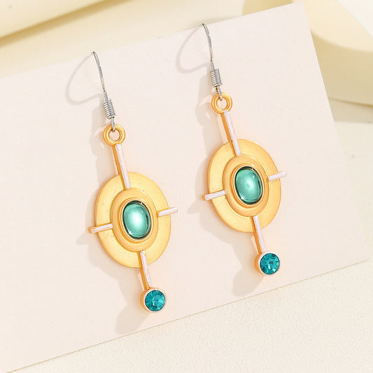 Retro Oval Earrings For Women - URBAN METRO