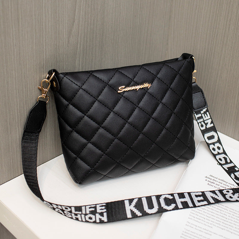 Small Messenger Bag For Women Trend Lingge Embroidery Female Shoulder Bags Fashion Chain Ladies Crossbody Purse - URBAN METRO
