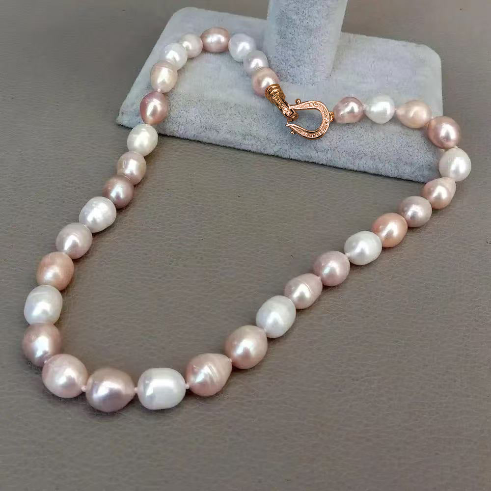 Natural Freshwater Thread Pearl Irregular Shaped Necklace - URBAN METRO