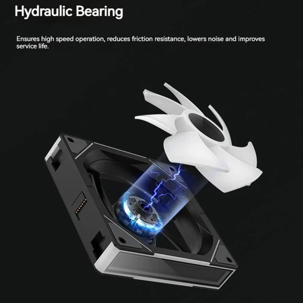 ARGB PC Cooling Fan – Mirror Cycle Design with RGB Light Effects - URBAN METRO