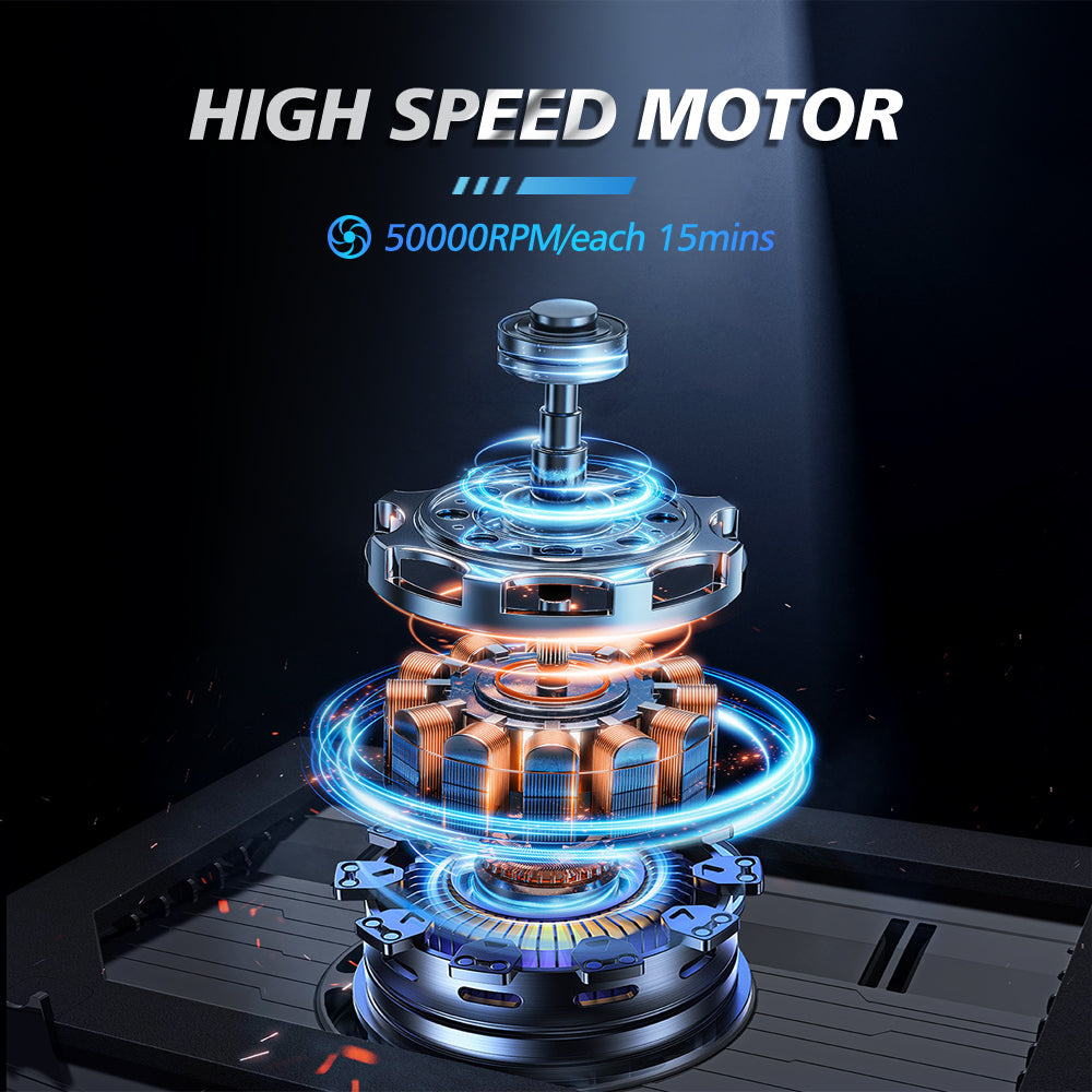 Gaming Laptop RBG -Cooling Pad With LED Display - URBAN METRO