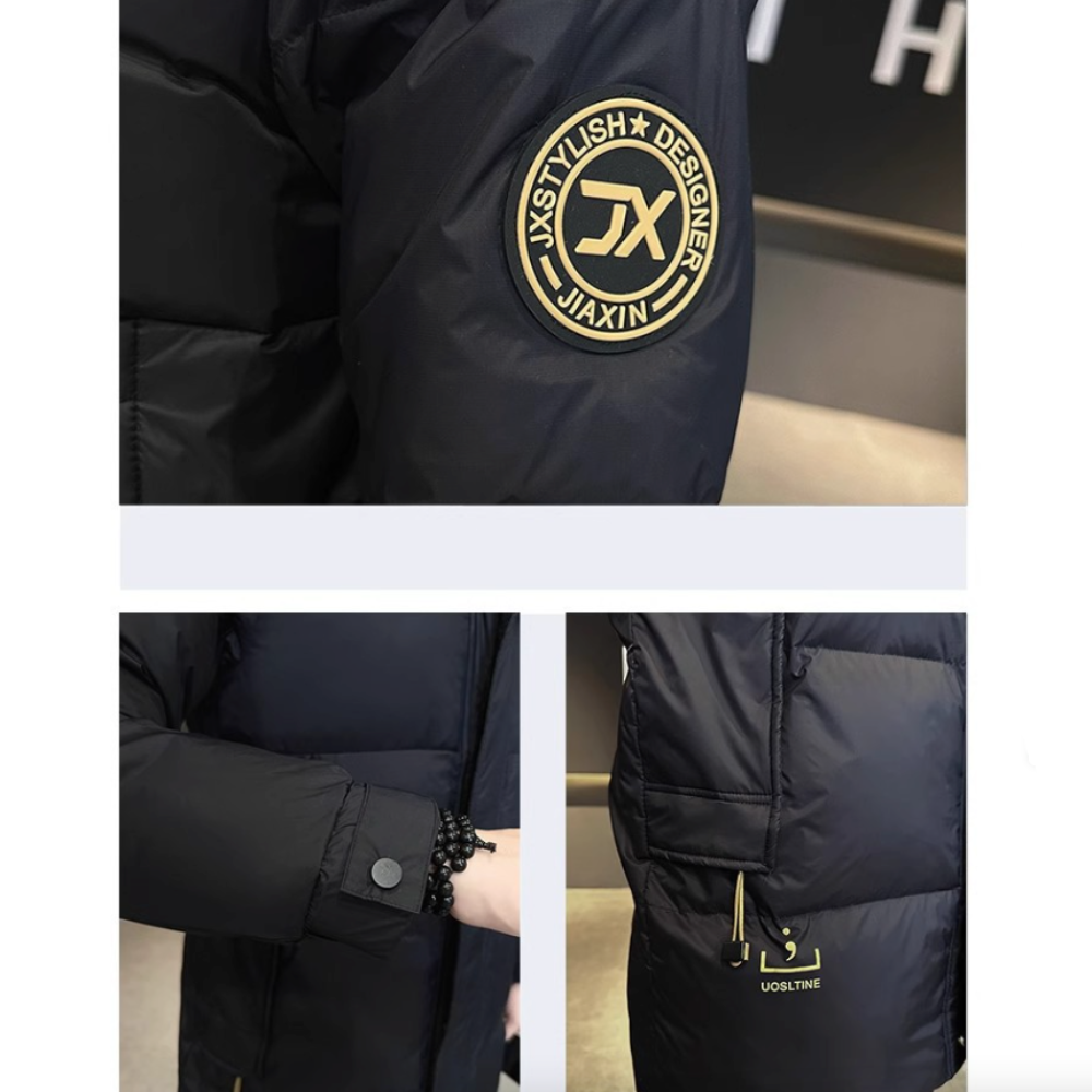 Mens Hooded Zipper Puffy Jacket With Pockets - URBAN METRO