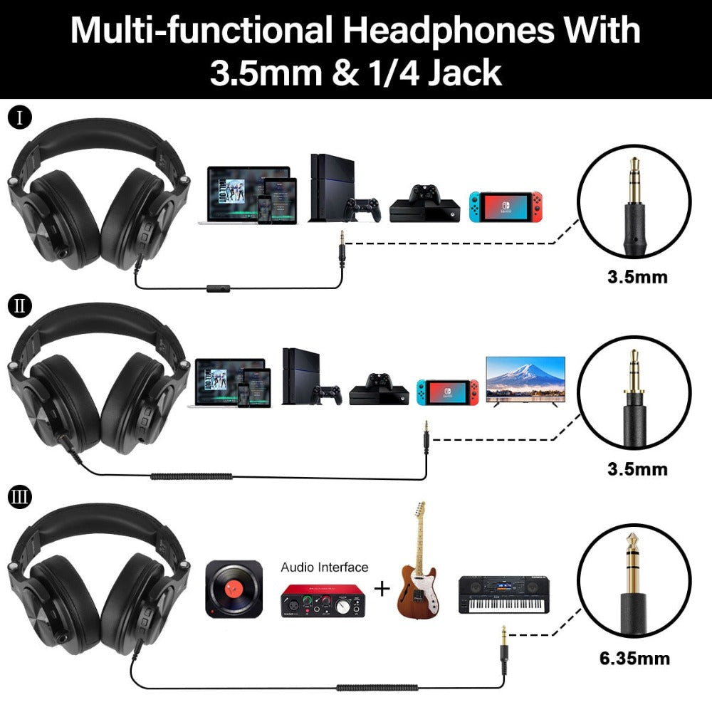 Fusion Bluetooth Wireless Headphones – Stereo Sound & Long Battery Life - URBAN METRO