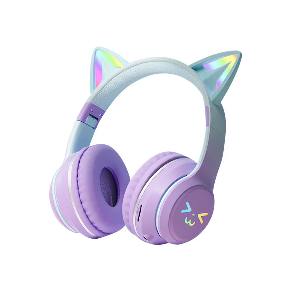 Cat Ears RGB Foldable- Bluetooth | Headphones - URBAN METRO