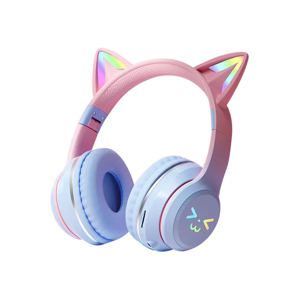 Cat Ears RGB Foldable- Bluetooth | Headphones - URBAN METRO