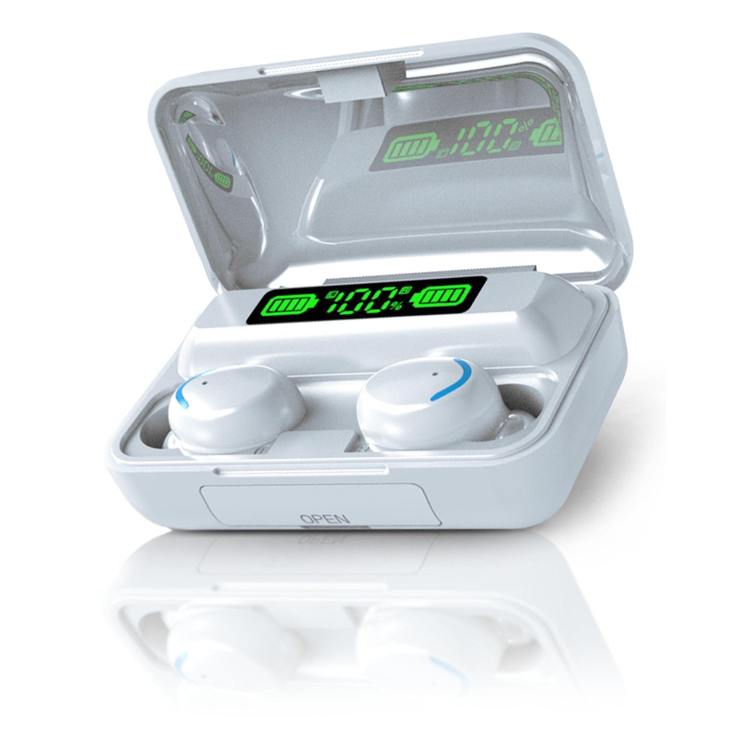 TWS Wireless Earbuds Ð Bluetooth 5.1 HiFi Stereo Noise-Cancelling Earphones with Touch Control, Built-in HD Mic, and Charging Case - URBAN METRO