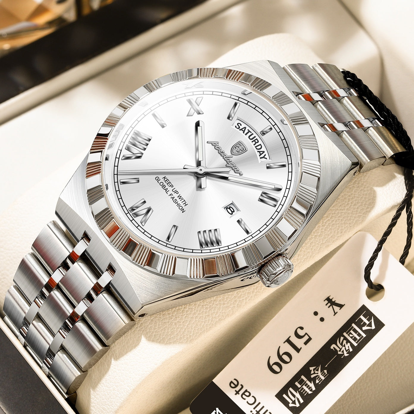 Trendy Men's Night Light Waterproof Watch - URBAN METRO