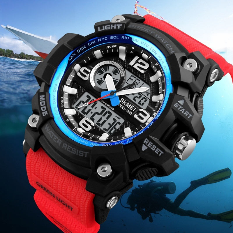 Sports Waterproof Electronic Watch Multifunctional Men - URBAN METRO