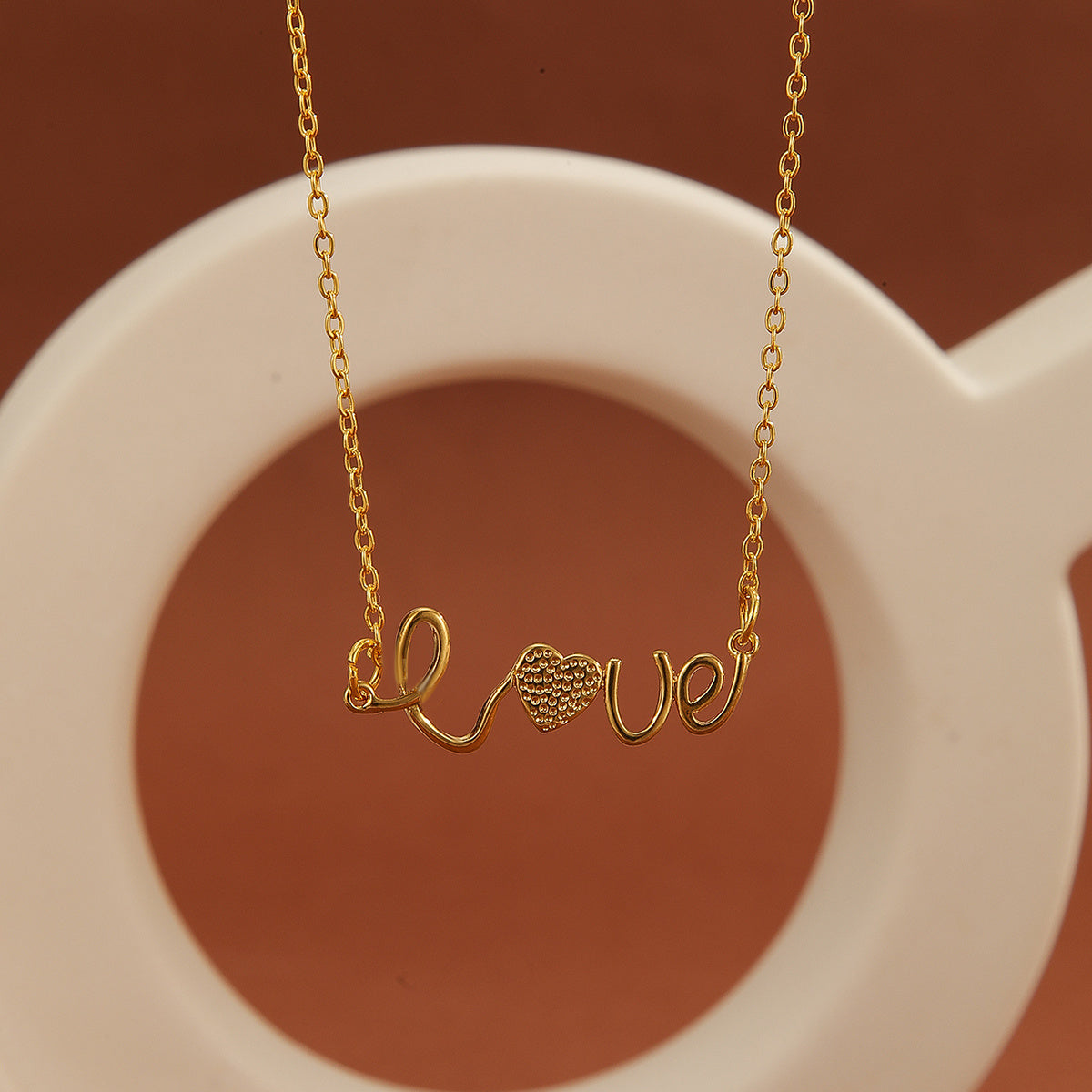 1pcs Simple Exquisite Inlaid Sparkling Diamond Symbol 8,Letter Love Pendant Necklace, Suitable For Women's Daily Wear, A Holiday Gift For Wives And Mothers - URBAN METRO