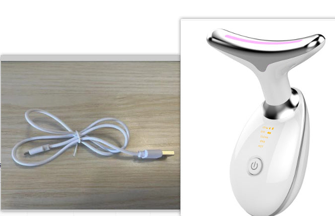 EMS Thermal Neck Lifting And Tighten Massager Electric Microcurrent Wrinkle Remover - URBAN METRO