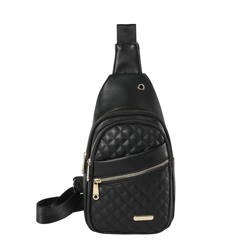 Storage Bag & Travel Bag Small Sling Bag Crossbody Chest Shoulder Water Resistant Sling Purse One Strap Travel Bag For Men Women Boys With Earphone Hole - URBAN METRO