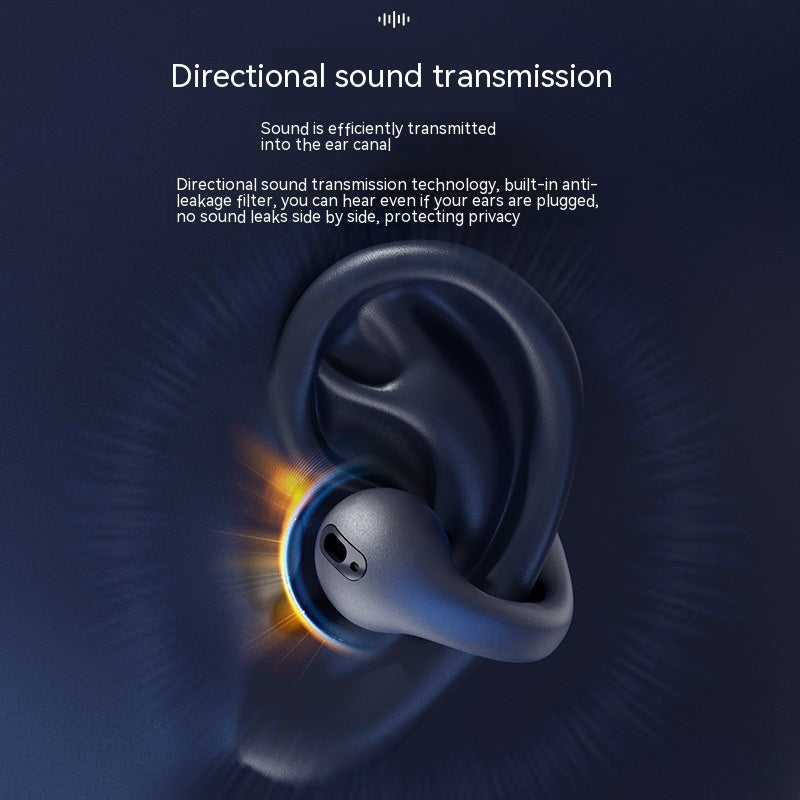 Wireless Ear Clip Bluetooth Headset TWS Comfortable Wear Not In-Ear Sports Wireless Bone Conduction 5.3 Bluetooth Headset - URBAN METRO