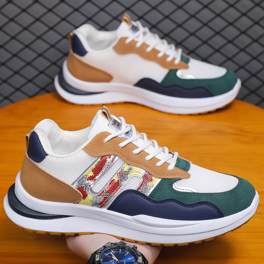 Plus Size Men's Mesh Breathable Sports Casual Shoes - URBAN METRO