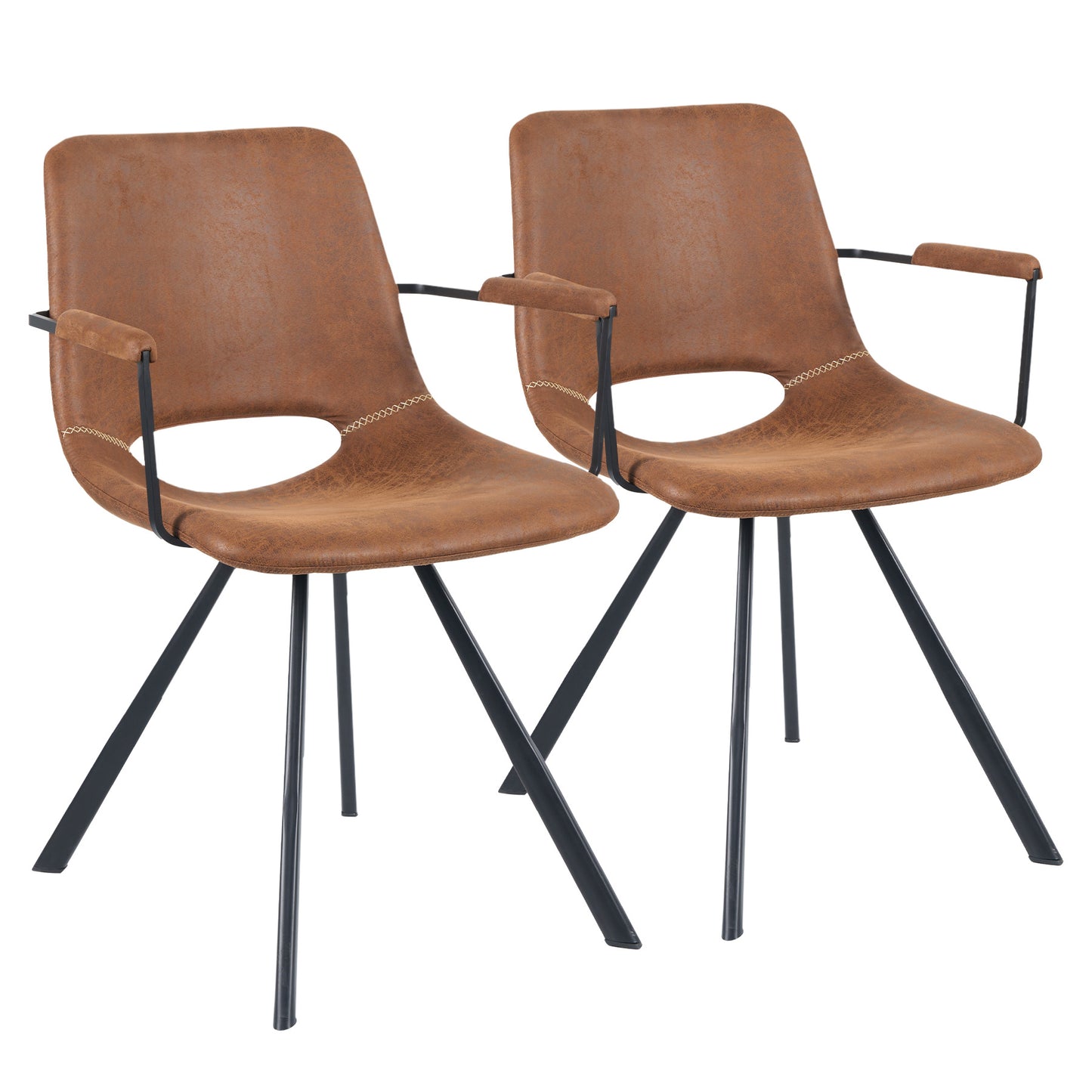 Modern Interior Kitchen & Dinning Room Chairs soft velvet coating Synthetic leather covering - URBAN METRO
