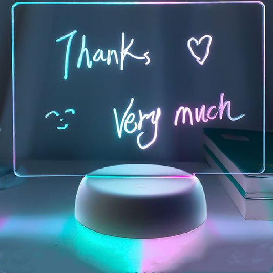 3D Light Acrylic Panel Handwritten Message Board - URBAN METRO