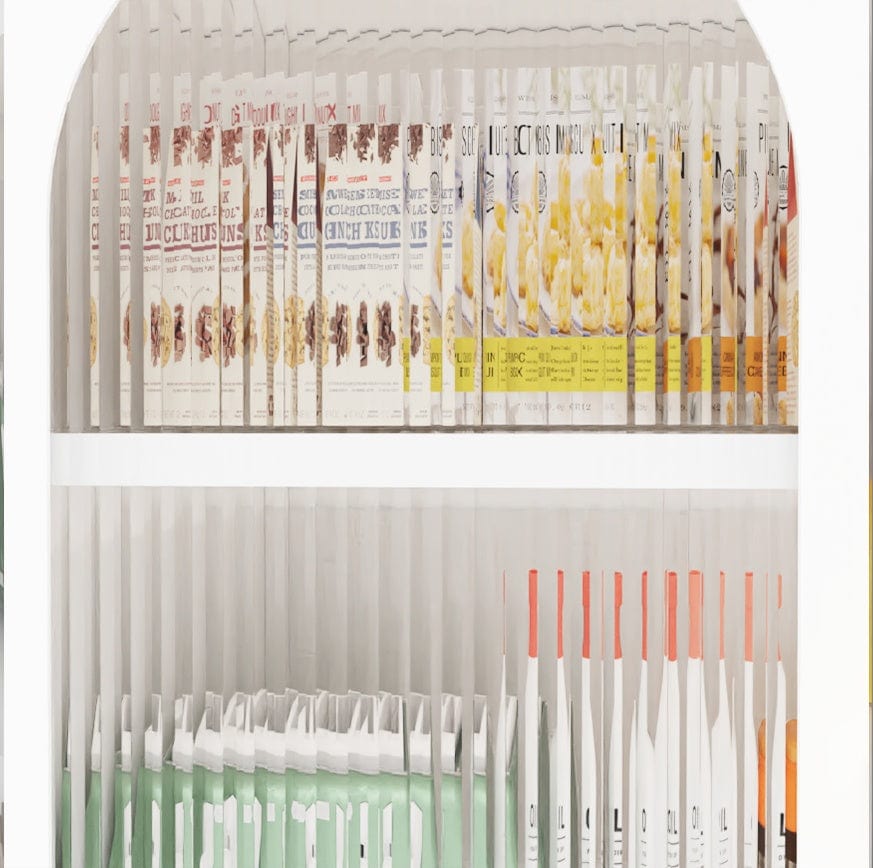 Fluted Glass 2-Door Cabinet - URBAN METRO