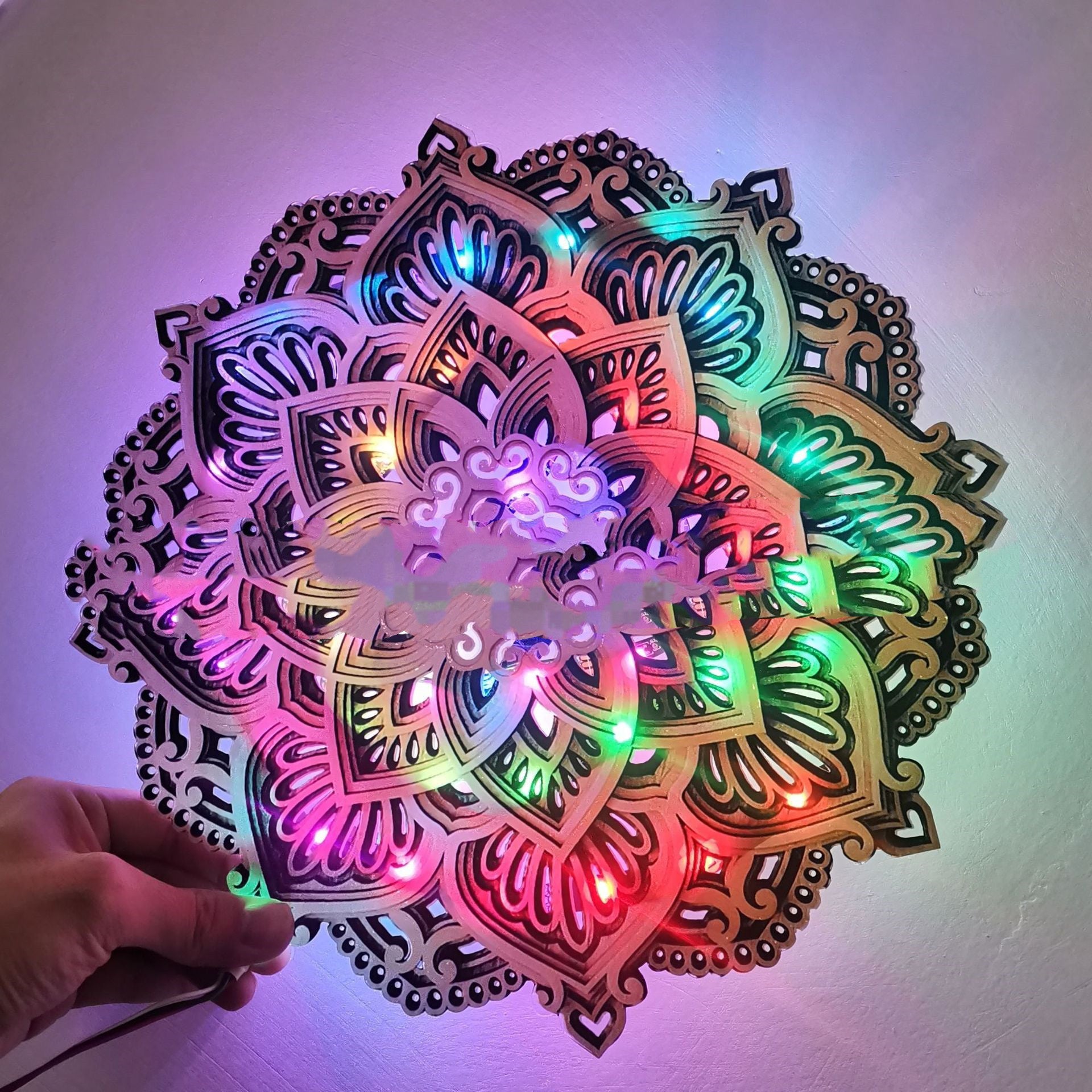 Mandala Yoga Room Atmosphere Night Light - URBAN METRO