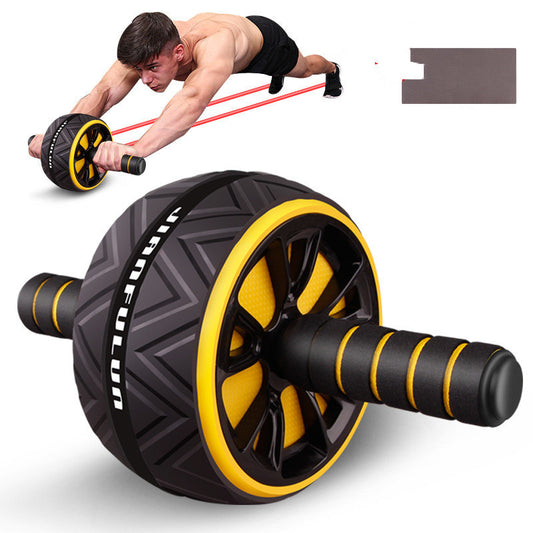 Abdominal Muscle Mute Abdominal Fitness Device Exercise Fitness Weight Loss Fitness Wheel For Men And Women - URBAN METRO