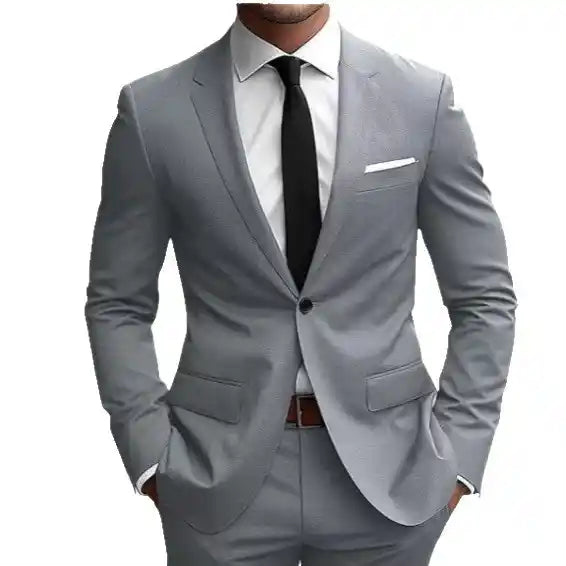 “Two-piece wedding dinner suit jacket for men”