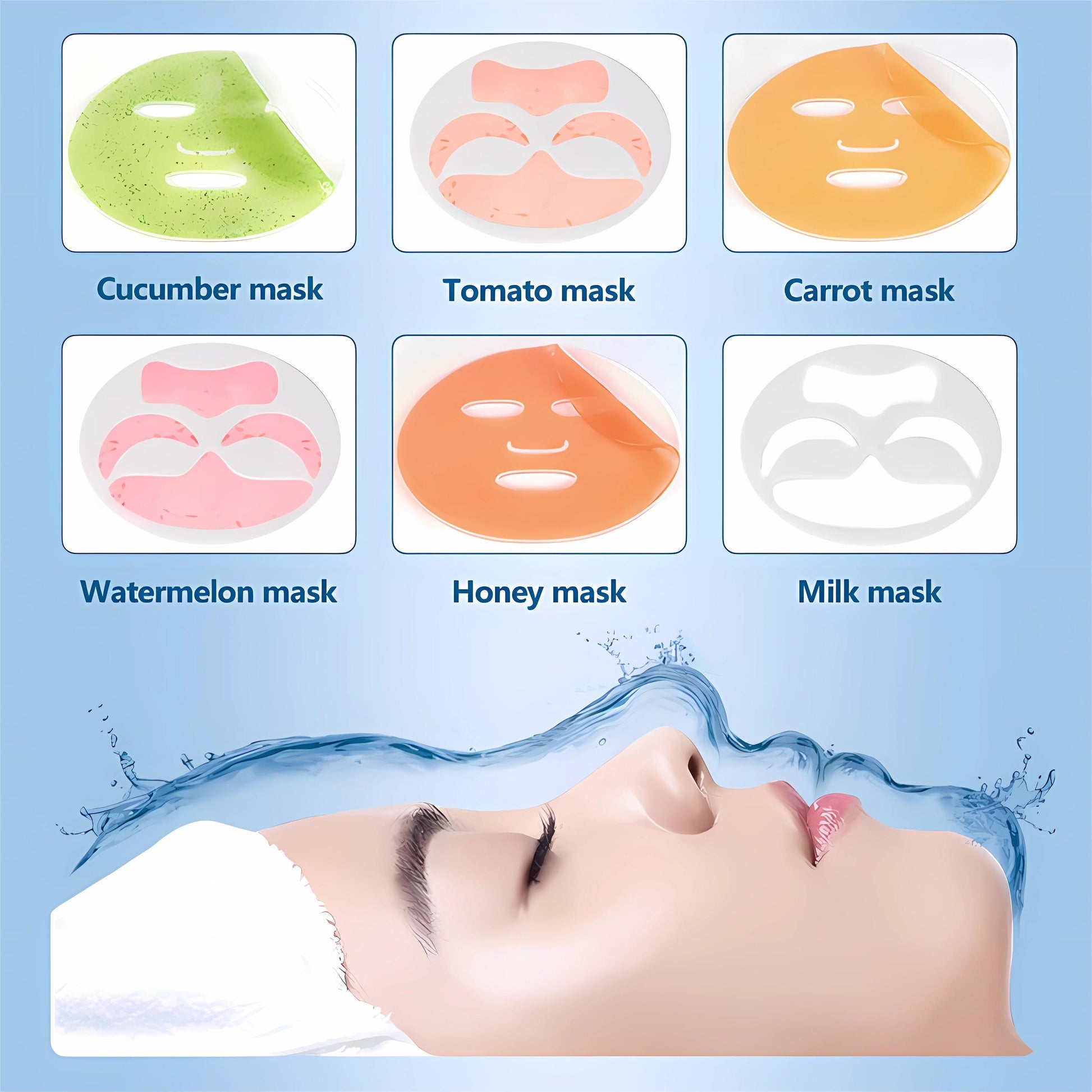 DIY Automatic Facial Fruit Vegetable Mask Maker Machine Mask Mini FaceSkin Rejuvenation Home Use Beauty Devices - URBAN METRO