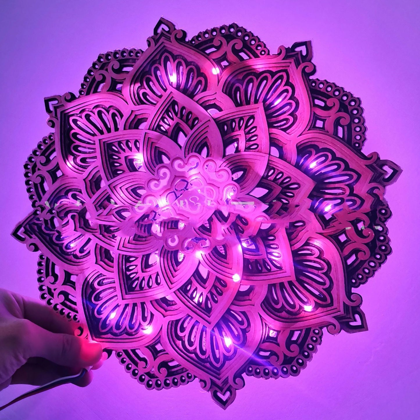 Mandala Yoga Room Atmosphere Night Light - URBAN METRO