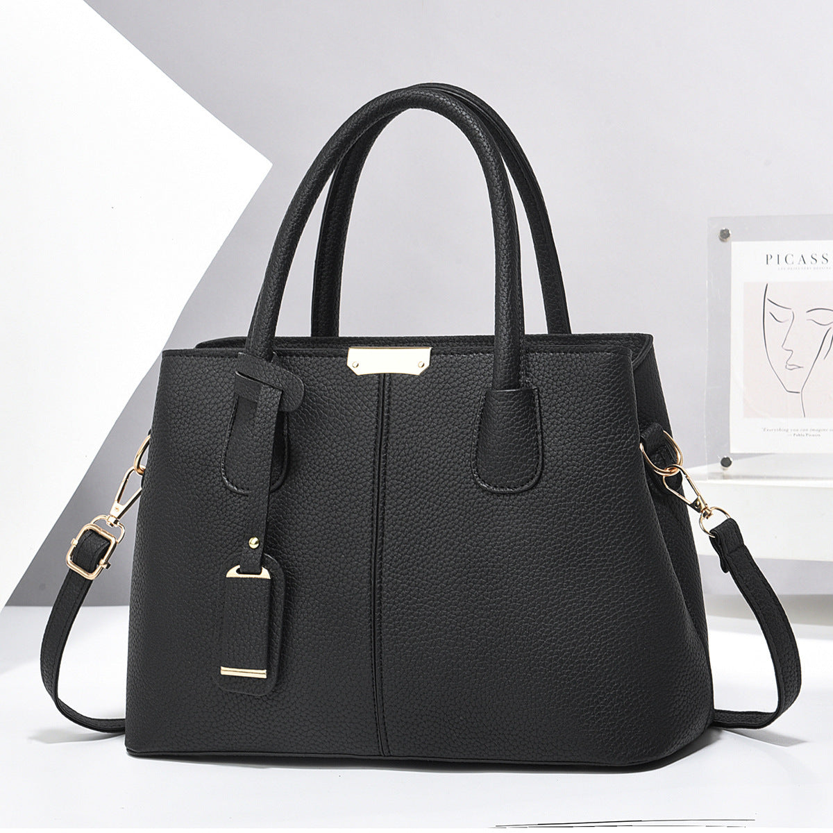 Women PU Leather Handbags Ladies Large Capacity Tote Bag Female Square Shoulder Bags New Fashion Crossbody Bags - URBAN METRO