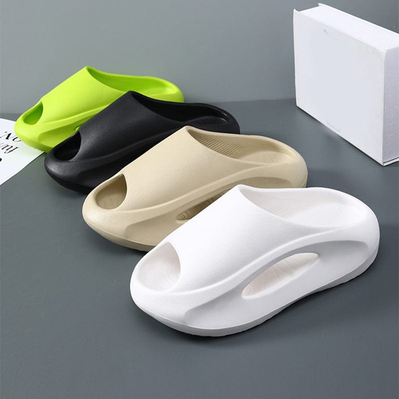 Ins Slippers Women Men Peep Toe Slipper Summer Hollow Unisex Sports Beach Shoes - URBAN METRO