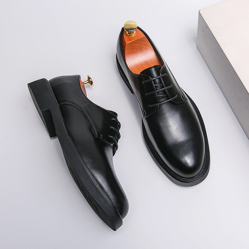 Premium Black & Brown Leather Formal Shoes for Men | Classic Office & Wedding Wear - URBAN METRO