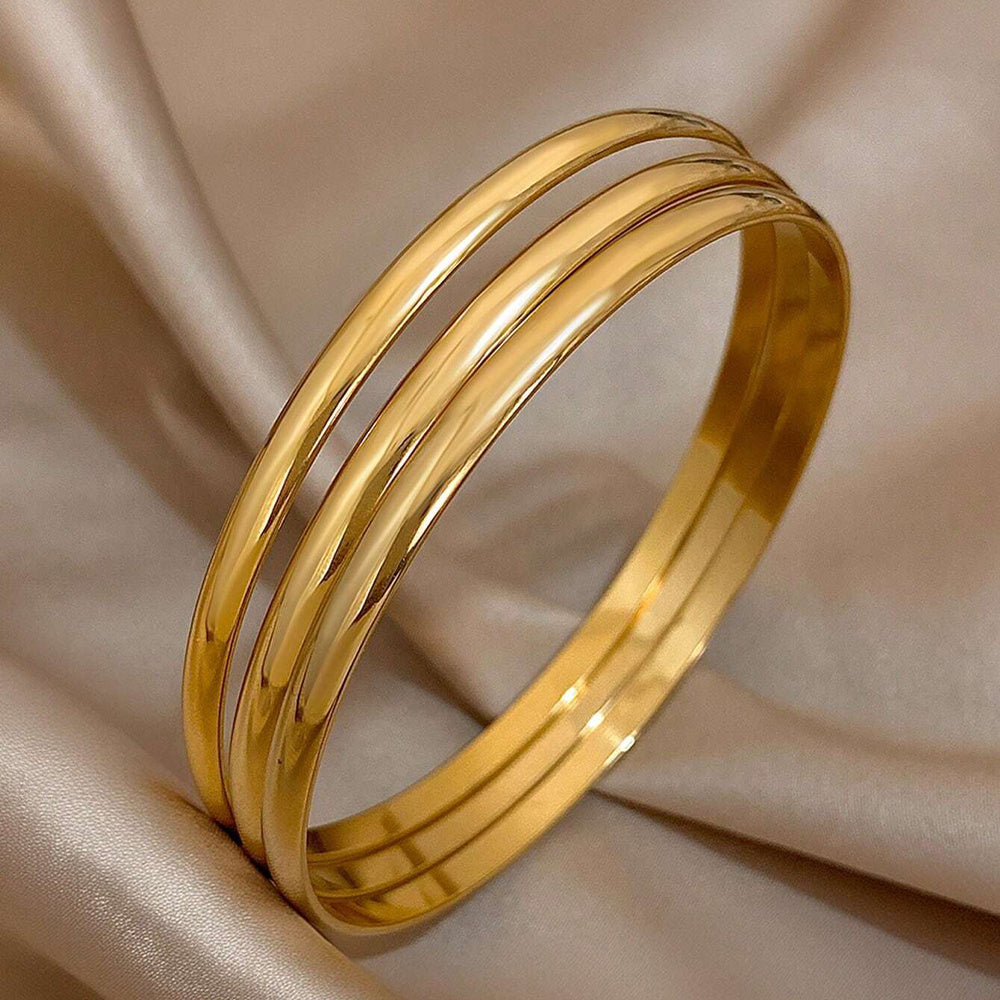 4pcs Minimalist Personalized Elemental Circle Copper Bracelet - URBAN METRO