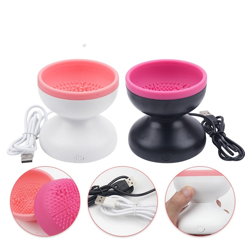 Electric Makeup Brush Cleaner Machine Portable Automatic USB Cosmetic Brush Cleaner Tools For All Size Beauty Makeup Brushes Set - URBAN METRO