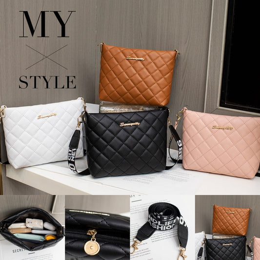Small Messenger Bag For Women Trend Lingge Embroidery Female Shoulder Bags Fashion Chain Ladies Crossbody Purse - URBAN METRO