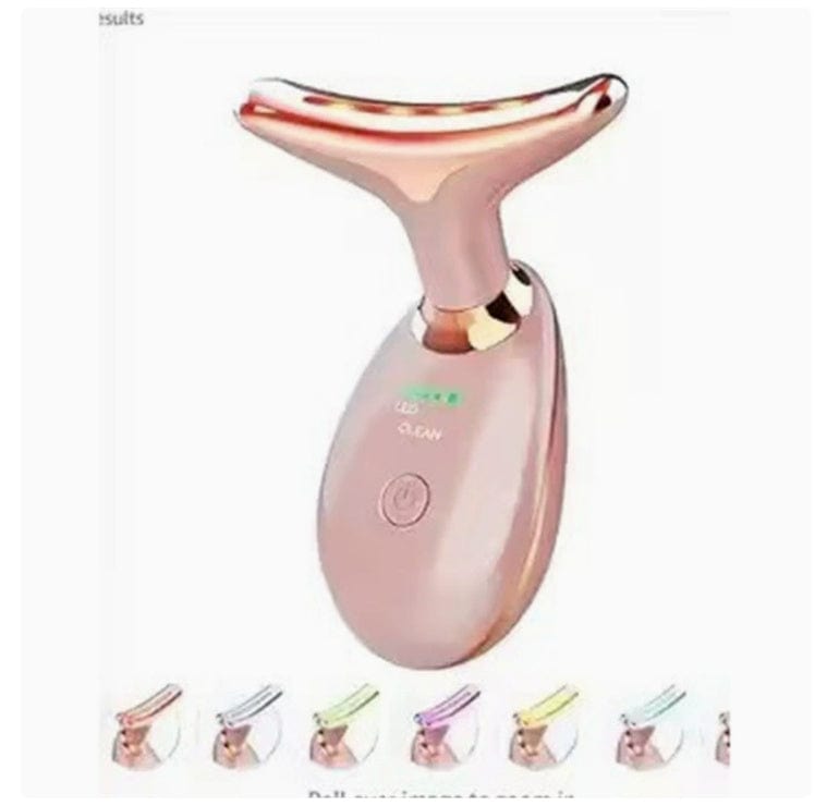 EMS Thermal Neck Lifting And Tighten Massager Electric Microcurrent Wrinkle Remover - URBAN METRO