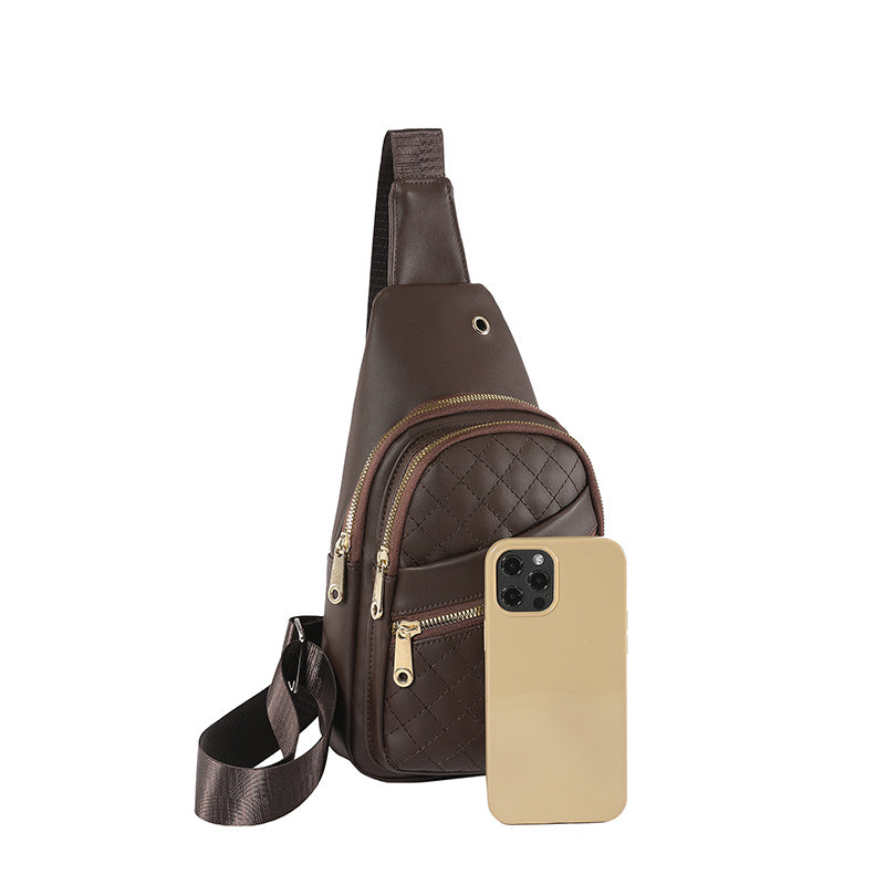 Storage Bag & Travel Bag Small Sling Bag Crossbody Chest Shoulder Water Resistant Sling Purse One Strap Travel Bag For Men Women Boys With Earphone Hole - URBAN METRO