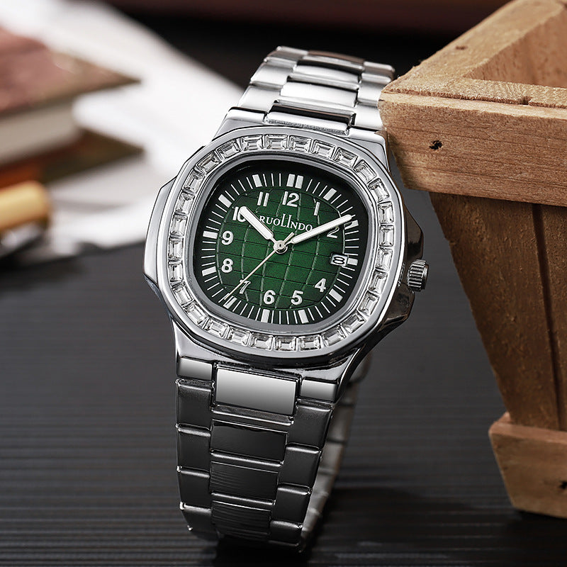 Double Calendar Advanced Stainless Steel Luminous Men's Watch - URBAN METRO
