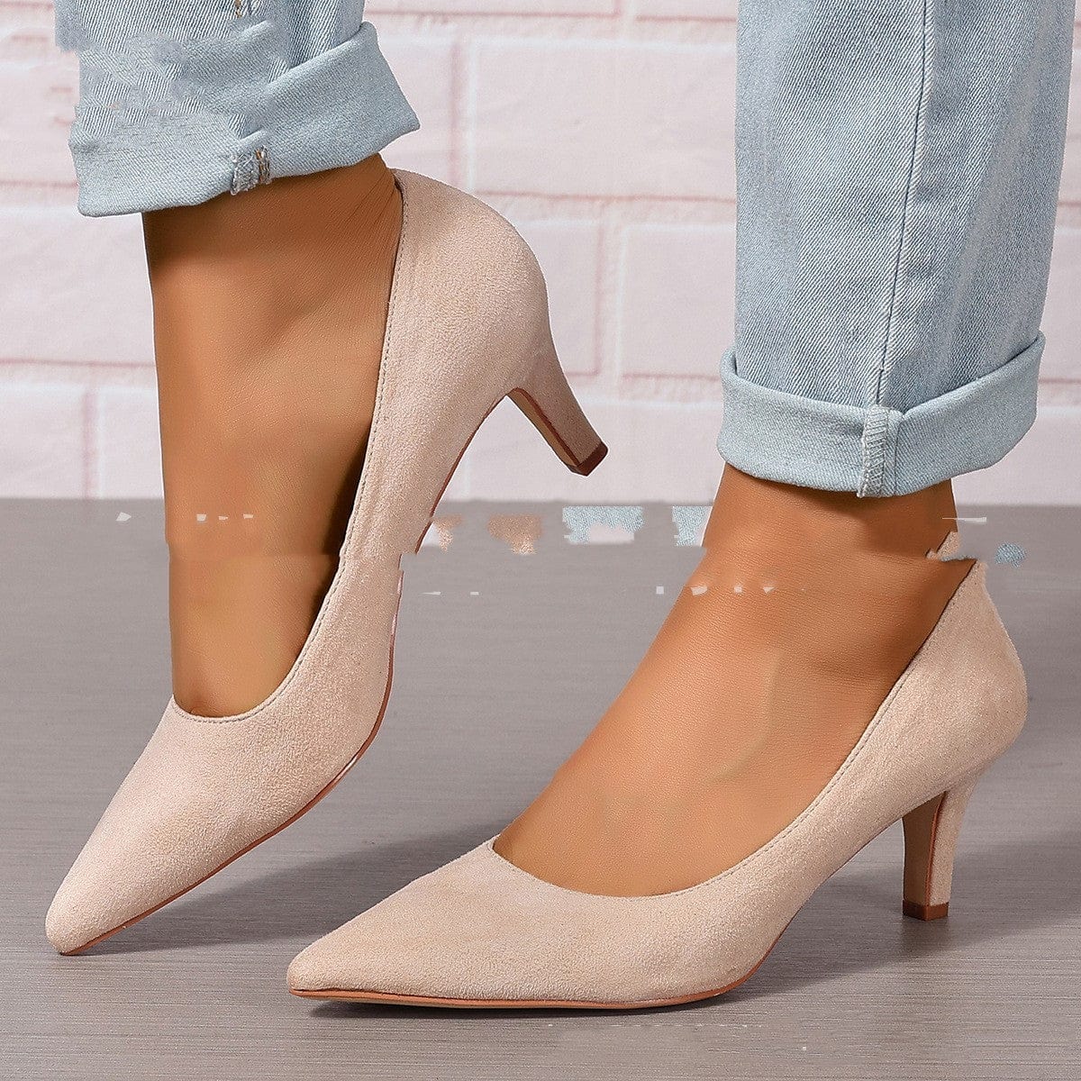 Fashion Ladies Stiletto Heel Slip-on Fashion Shoes - URBAN METRO