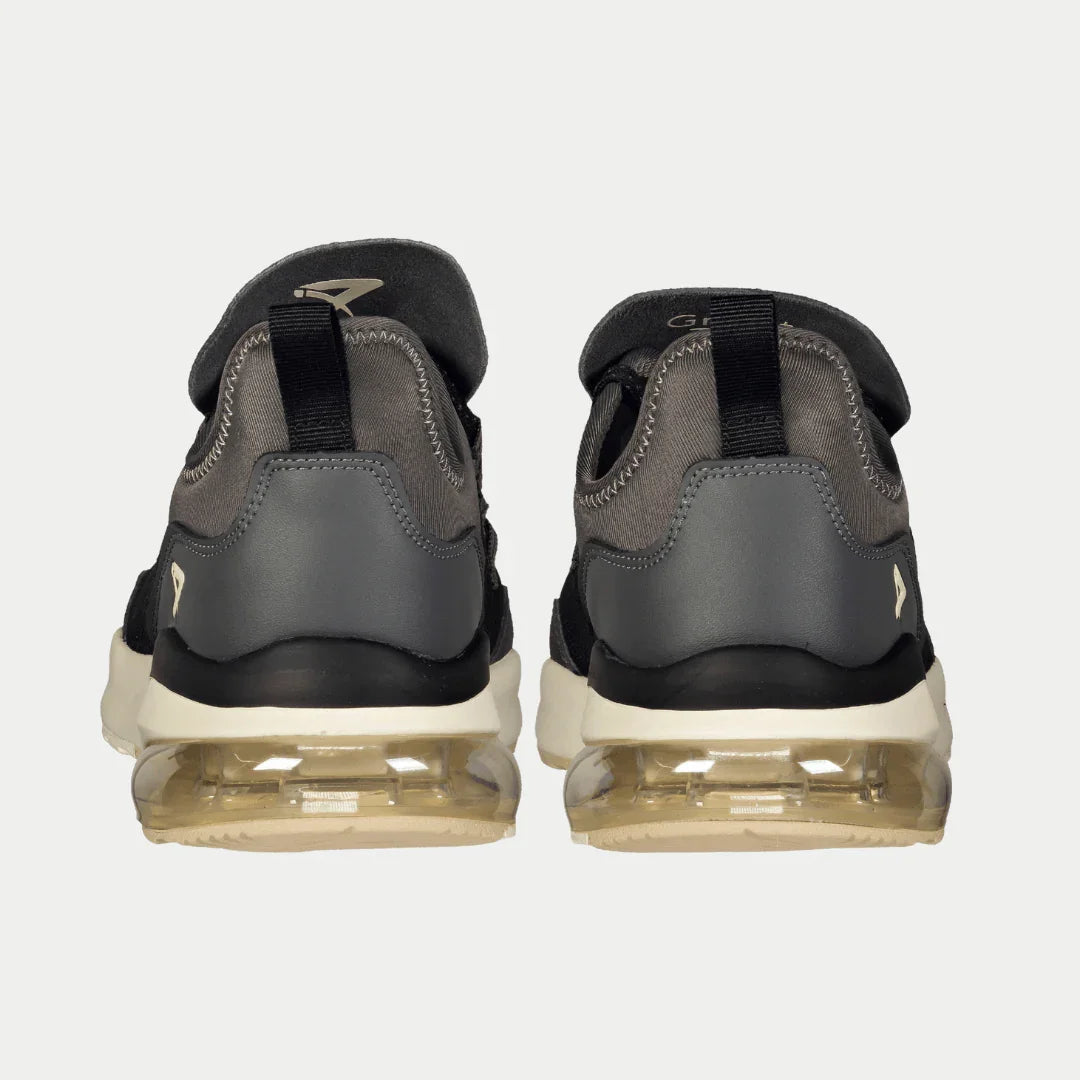 LA Gear Men’s Runyon Lowtop | Black x Gray - URBAN METRO