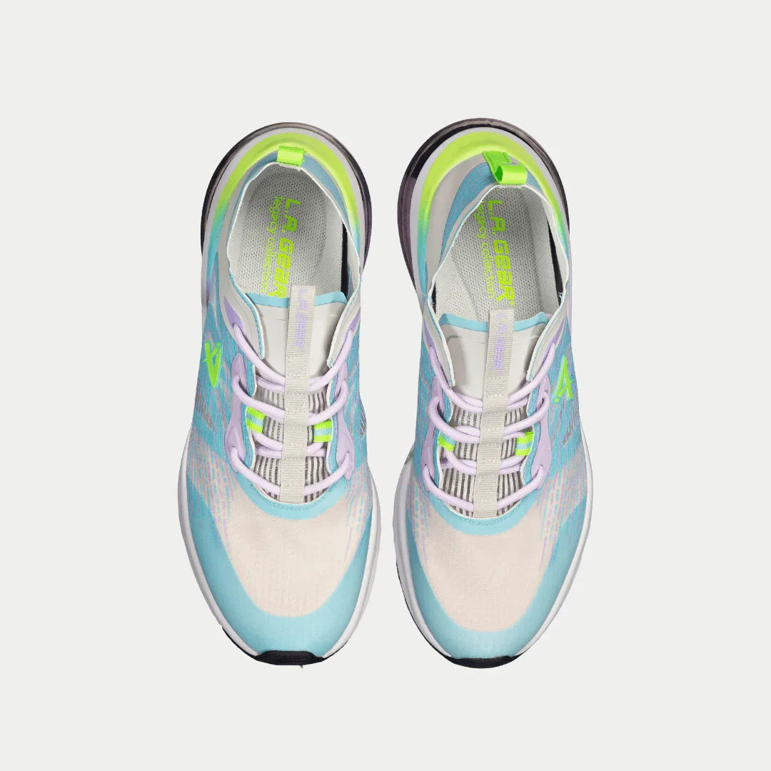 LA Gear Women’s Artesia Lowtop | Gray x Light Blue - URBAN METRO