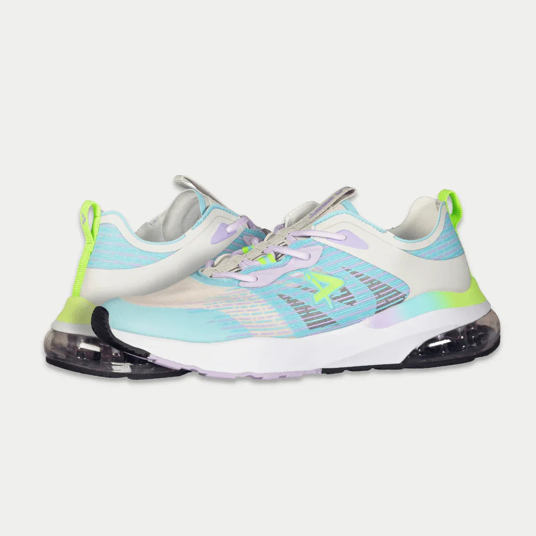 LA Gear Women’s Artesia Lowtop | Gray x Light Blue - URBAN METRO