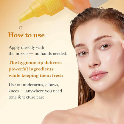 Applying Medicube Kojic Acid Turmeric Toner for glowing skin