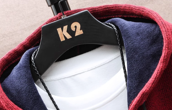 Mens winter hooded knit jacket with zip-up closure and patterned design